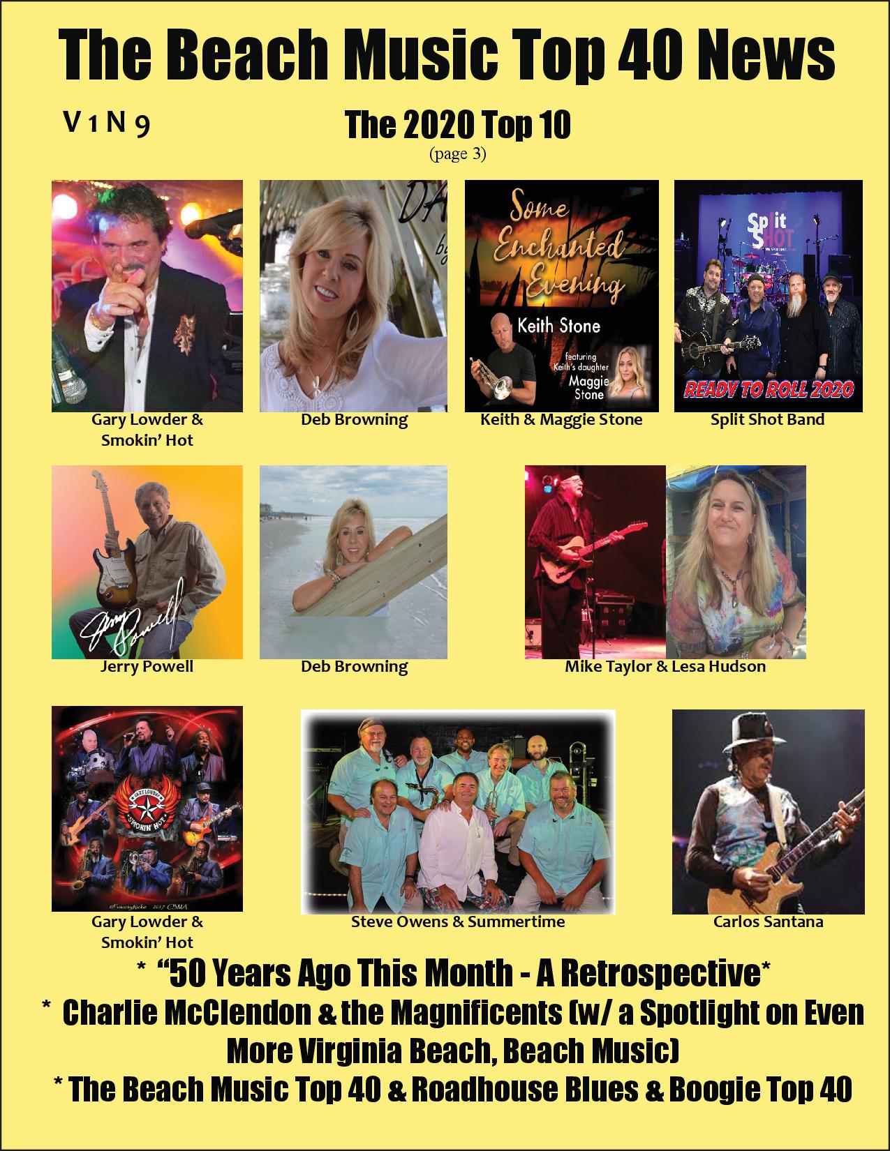 Beach Music Top 40 News V1 N9 front coverindd